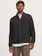 Men's Knitted Cardigan with Buttons Gray