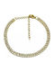 Kostibas Fashion Women's Bracelet made of Steel Gold Plated
