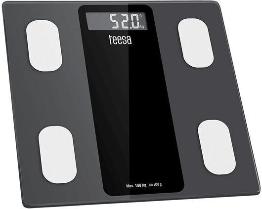 Teesa Lch-tsa0813 Smart Cantar cu Bluetooth in culoare Negru