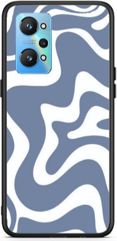 Realme GT Neo 2 Wavy Black Glänzende Hülle
