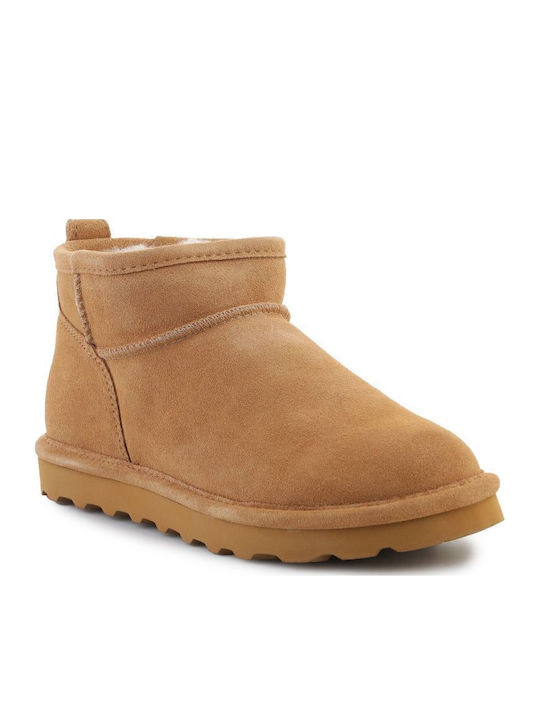 Bearpaw Leder Stiefeletten Damen Braun