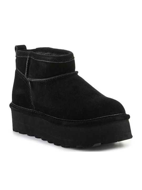 Bearpaw Γυναικεία Μποτάκια Μαύρα