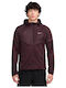 Sphere Miler Men's Fleece Jacket Hooded Burgundy