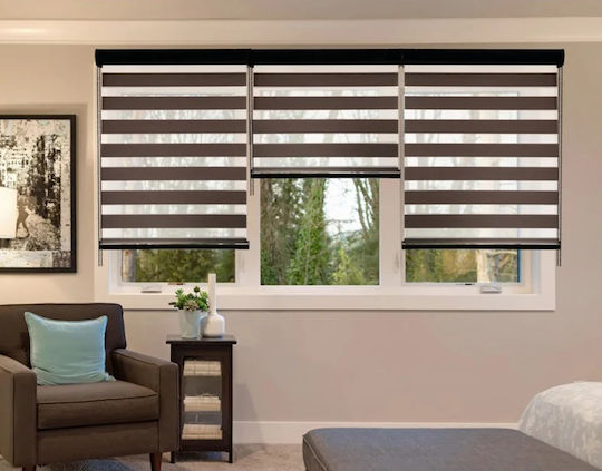 Tpster Partial Blackout Roller Blinds 60x180cm 36957 Brown
