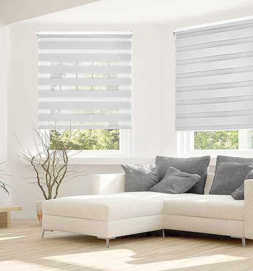 Tpster Partial Blackout Roller Blinds P60xH180cm 36963 White
