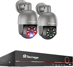 Techage Surveillance System Cameras IP 5MP