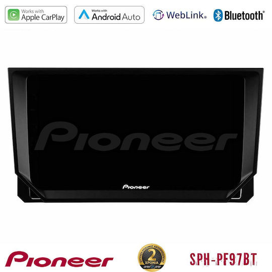 Pioneer Sistem Audio Auto pentru Seat Arona / Ibiza 2018 (Bluetooth/USB/WiFi/GPS/Apple-Carplay/Android-Auto) cu Ecran Tactil 9"