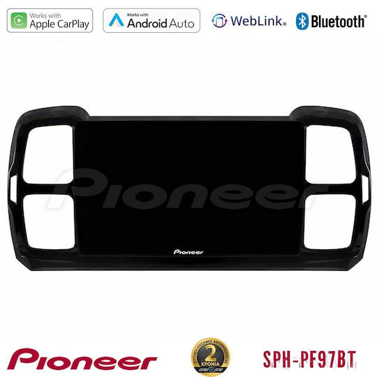 Pioneer Auto-Audiosystem für Citroen DS5 2017-2021 (Bluetooth/USB/WiFi/GPS/Apple-Carplay/Android-Auto) mit Touchscreen 9"