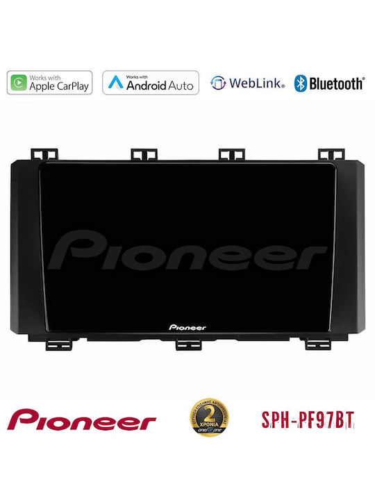 Pioneer Auto-Audiosystem für Seat Ateca 2017-2021 (Bluetooth/USB/WiFi/GPS/Apple-Carplay/Android-Auto) mit Touchscreen 9"