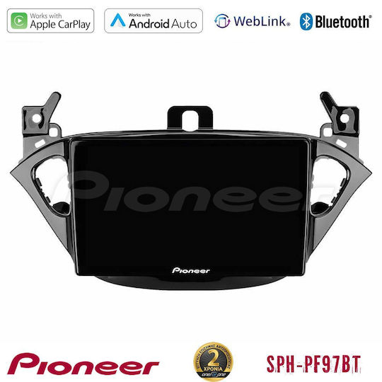 Pioneer Auto-Audiosystem für Opel Corsa / Adam 2014-2021 (Bluetooth/USB/WiFi/GPS/Apple-Carplay/Android-Auto) mit Touchscreen 9"