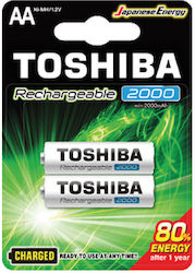 Toshiba Презареждащи батерии AA 2000mAh 2бр