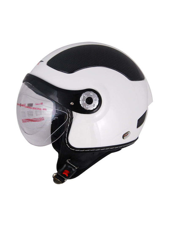 Autoline V580 Κράνος Μηχανής Jet ECE 22.05 1100gr
