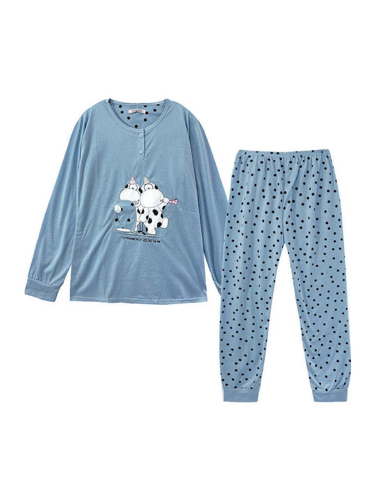 Ustyle Set Pijamale pentru Femei Blue