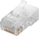 Goobay Stecker RJ-45 männlich 10Stück Transparent (72500)