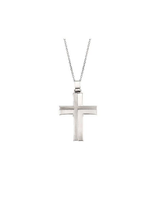 Senza Men's Cross from Silver