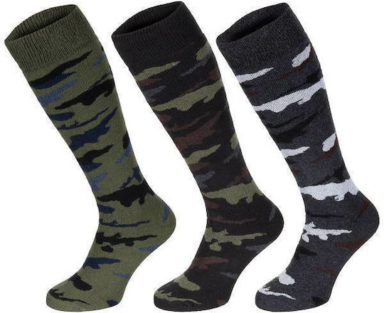 Mfh Esercito Зимни Чорапи Дълги Камуфлаж 3 Пакет