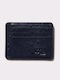 Leather Men's Wallet Cards Blue