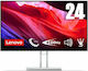 Lenovo L24i-4B IPS Gaming Monitor 23.8" FHD 1920x1080 Γκρι