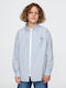 Kids Shirt Long Sleeve Light Blue Oxford