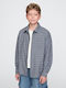 Kids Shirt Long Sleeve bainbridge blue Flannel