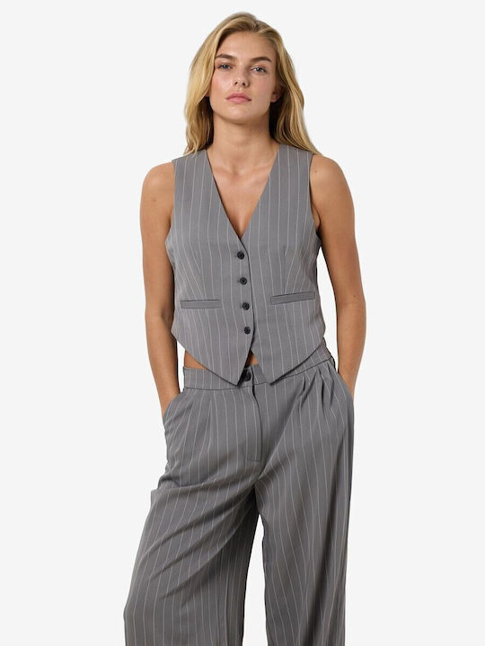 Women's Vest Noisy May Grey