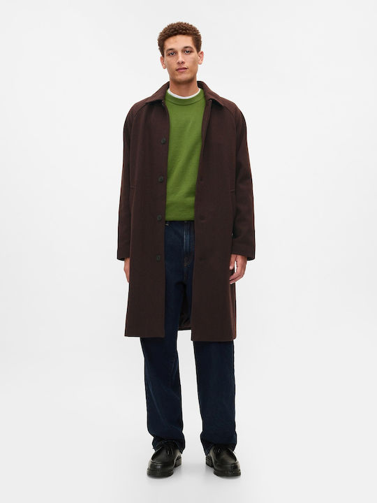 GAP Men's Coat Terra Brown