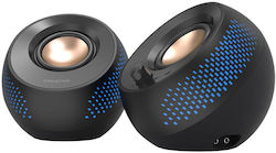 Creative Pebble X 2.0 με Ισχύ 30W Μαύρα Creative Pebble X 2.0 με Ισχύ 30W Μαύρα