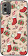 Cute Xmas Nokia C32 Black Tpu Μαύρη Σιλικόνη