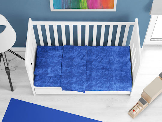 Dimcol Baby Duvet Cover Electric Blue 120x160cm