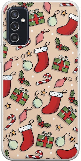 Cute Xmas Samsung Galaxy M52 5g Flexible TPU Transparent Silicone