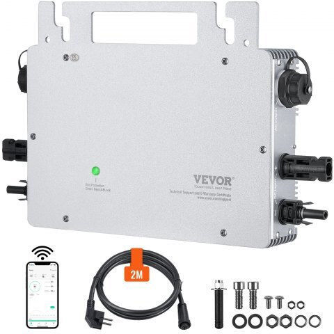 Vevor Ηλιακός Μικρομετατροπέας 600w Ip67 Απομακρυσμένη Παρακολούθηση Ip67wxbwnbqixfkwlv2