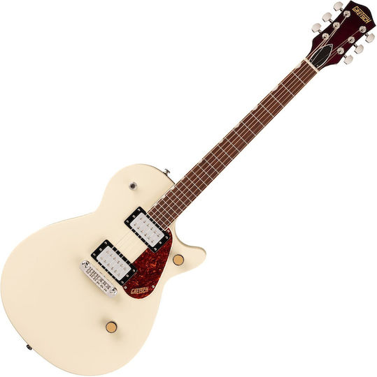 Gretsch Streamliner Jet Club Elektrische Gitarre Einfacher Schnitt Weiß