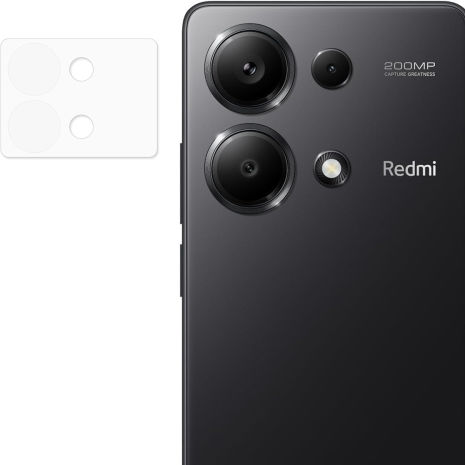 Hat-prince 9h Rear Kameraschutz Gehärtetes Glas Transparent für das Redmi Note 13 Pro 4G, Poco M6 Pro 4G