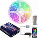 Zafit Inteligent Bandă LED RGB Lumină 5m Tip SMD5050 cu Telecomandă