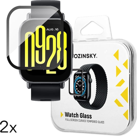 Wozinsky Full Glue Закалено стъкло за Xiaomi Redmi Watch 5 Active 2бр