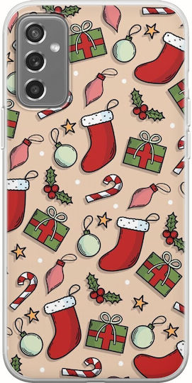 Cute Xmas Samsung Galaxy M13 4G Flexible TPU Transparent Silicone