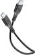 Cellular Line Data USB 2.0 Cable USB-C male - USB-C Μαύρο 1m