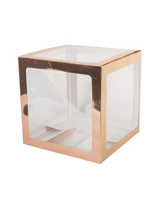 Cube Rose Gold 30x30x30cm Beauty Home