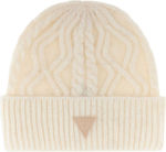 Guess Beanie Frauen Beanie Gestrickt in Ecru Farbe