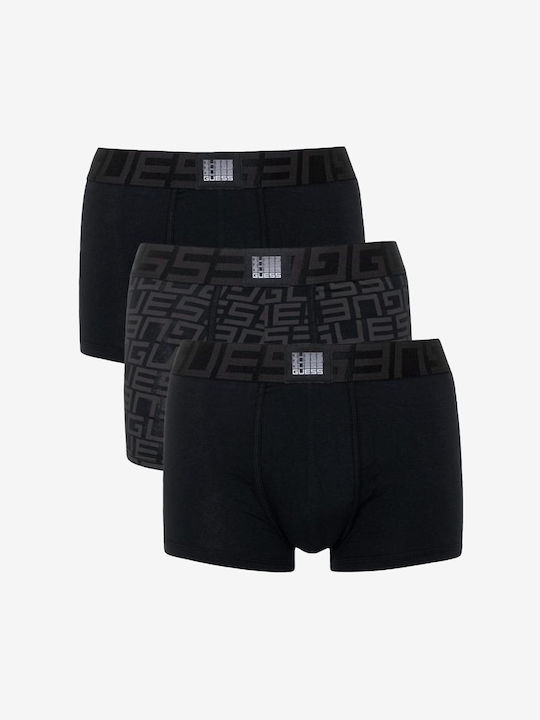 Guess Ανδρικά Μποξεράκια Black 3Pack