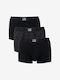 Herren Boxershorts Black 3Packung