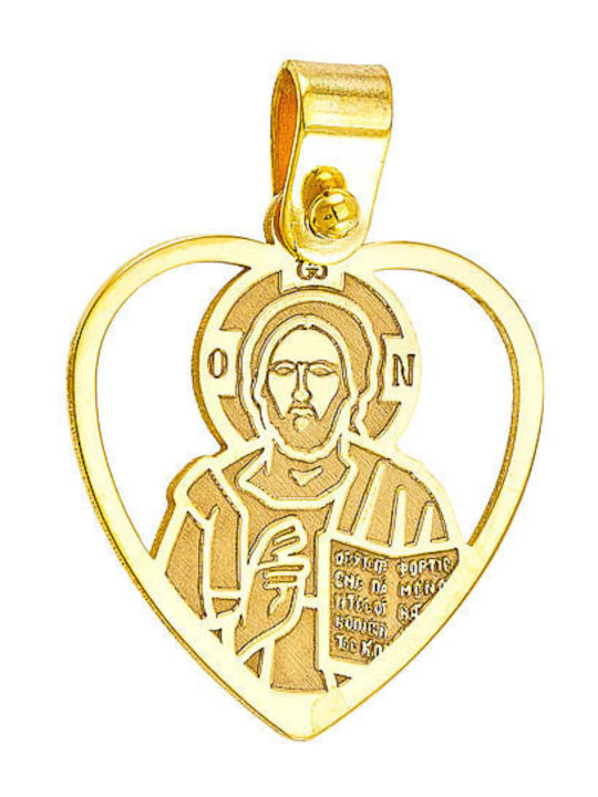 Dio Jewellery Lab Pendant Kids Talisman Double Sided Konstantinato made of Silver 18FY