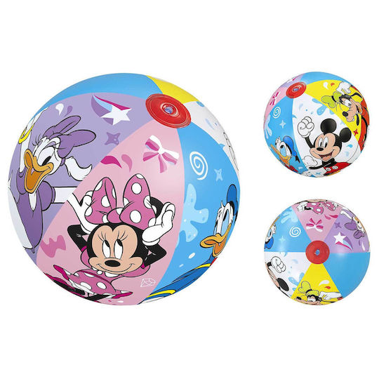 Bestway Mickey Надуваема топка за плаж 51 см.