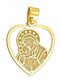 Dio Jewellery Lab Pendant Kids Talisman Double Sided with Chain Konstantinato 45cm made of Silver FY9
