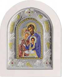 Ikone Prinz Silvero Heilige Familie Silber Weiß Holz 24x29cm Ma E3105 Wh-axc Ikone Prinz Silvero Heilige Familie Silber Weiß Holz 24x29cm Ma E3105 Wh-axc