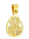Dio Jewellery Lab Pendant Kids Talisman Double Sided with Chain Konstantinato 40cm. made of Silver 14FY