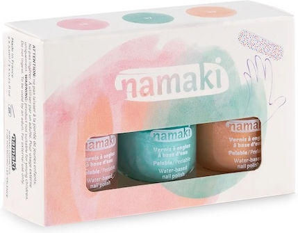 Namaki Bio Set of 3 Nail Polishes & 1 File Summer Delights