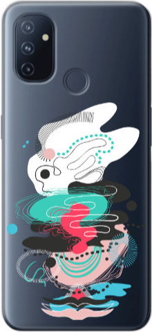 Oneplus Nord 100 Abstract 50 Transparent Silicone Tpu Θήκη