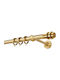 Zogometal Metallic Curtain Pole Prestige Collection Double with Rail Φ25mm 160cm Matte Grey