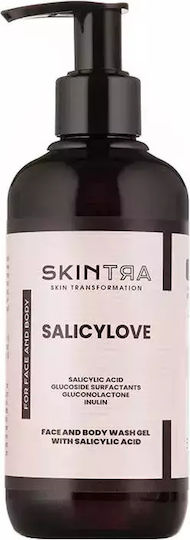 Skintra Душ Гел с Салицилова Киселина (BHA) за Контрол на Омазняването 250ml